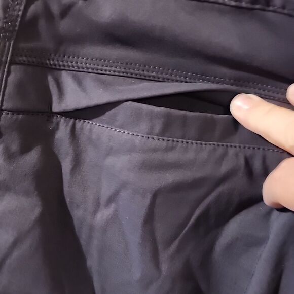 Woman's PrAna cargo charcoal Pants Size 14 - Picture 6 of 6